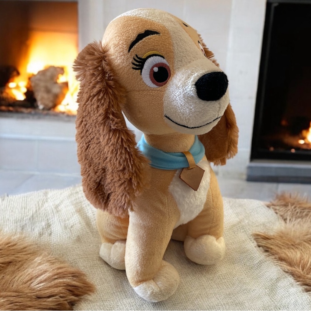 Disney Lady and the Tramp 11” Lady Plush Dog Toy